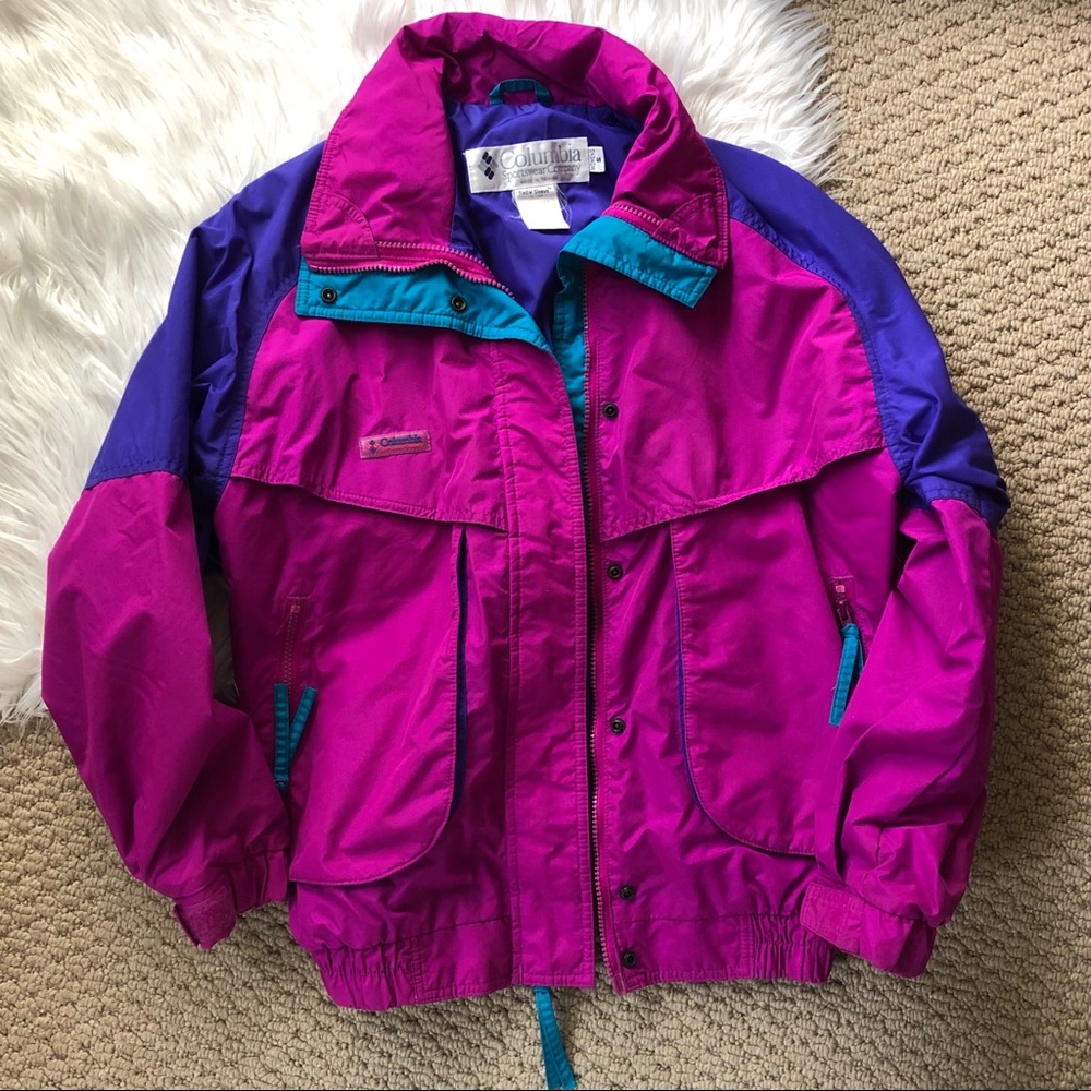 💜 SOLD 💙 Amazing Vintage Columbia jacket - Picture 1 of 6